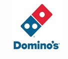 Logo da Domino's Pizza - Cliente de sucesso de publicidade em restaurantes e condomínios